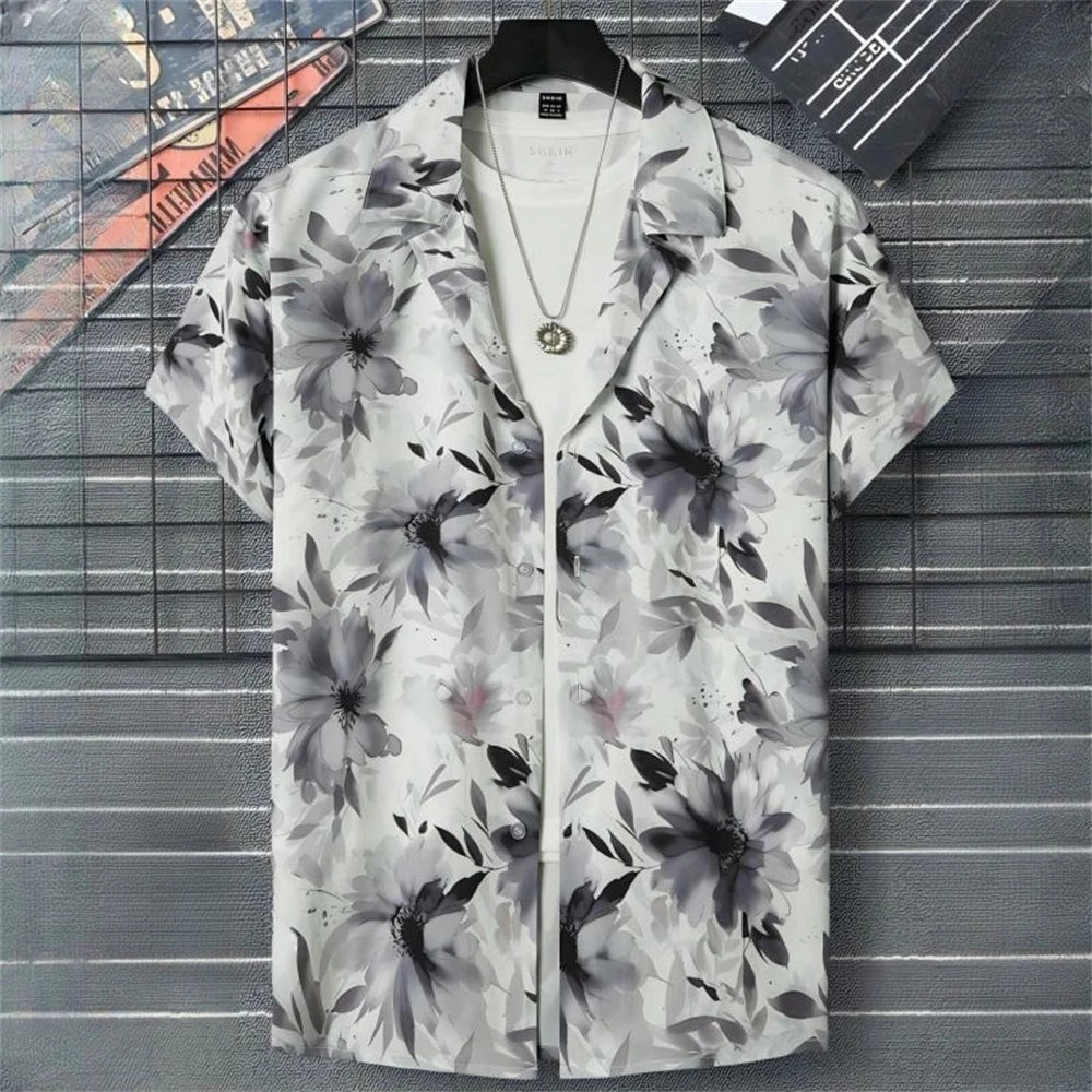 Men's 3D Printed Short Sleeve Hawaiian Shirts