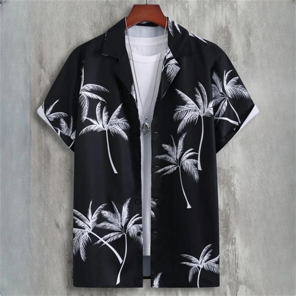 Men's 3D Printed Short Sleeve Hawaiian Shirts