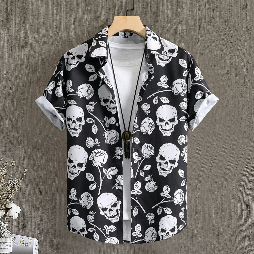 Men's 3D Printed Short Sleeve Hawaiian Shirts